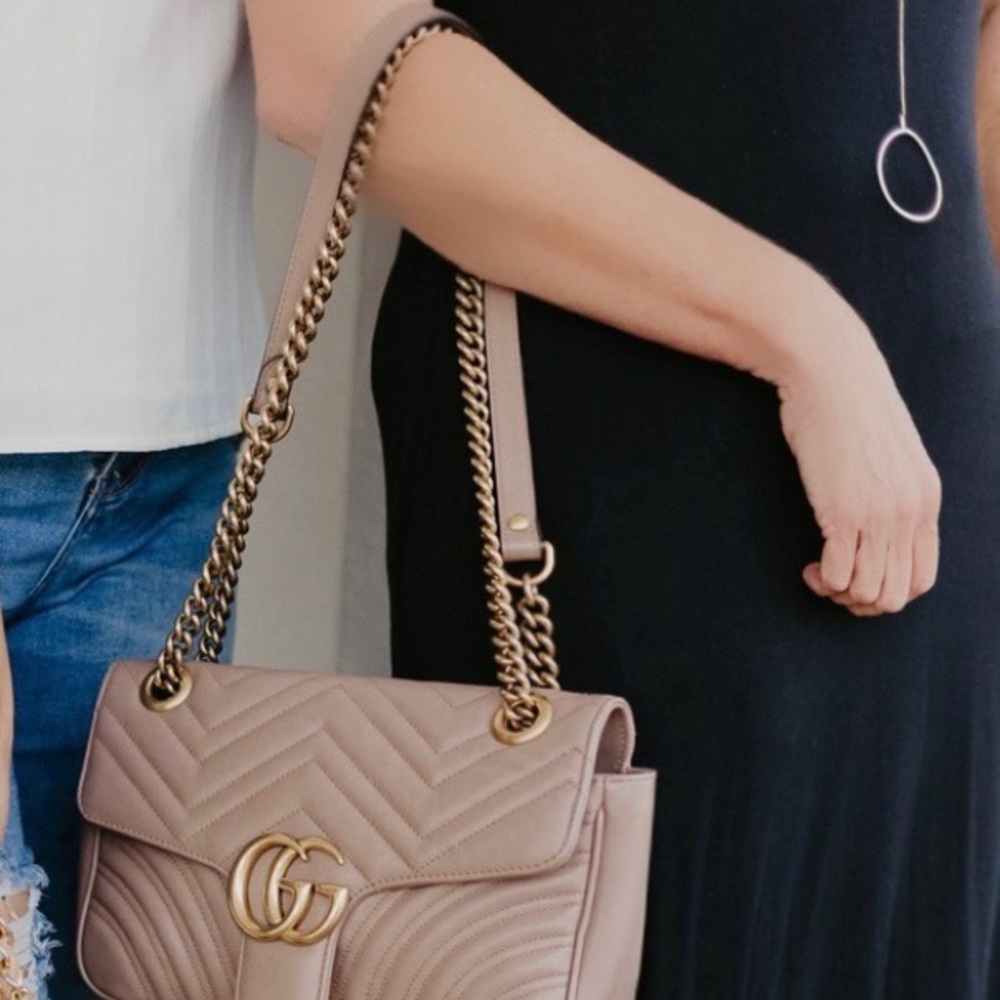Gucci Marmont Matelasse Shoulder Bag